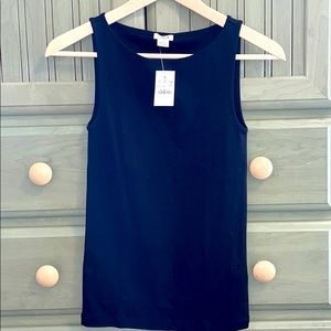 J.Crew Open Neck Everyday Black Cami XS